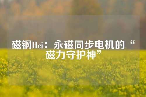 磁鋼Hci:永磁同步電機的“磁力守護神”